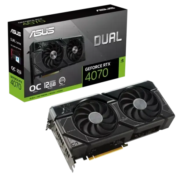ASUS Dual GeForce RTX 4070 OC Edition 12GB GDDR6X Graphics Card